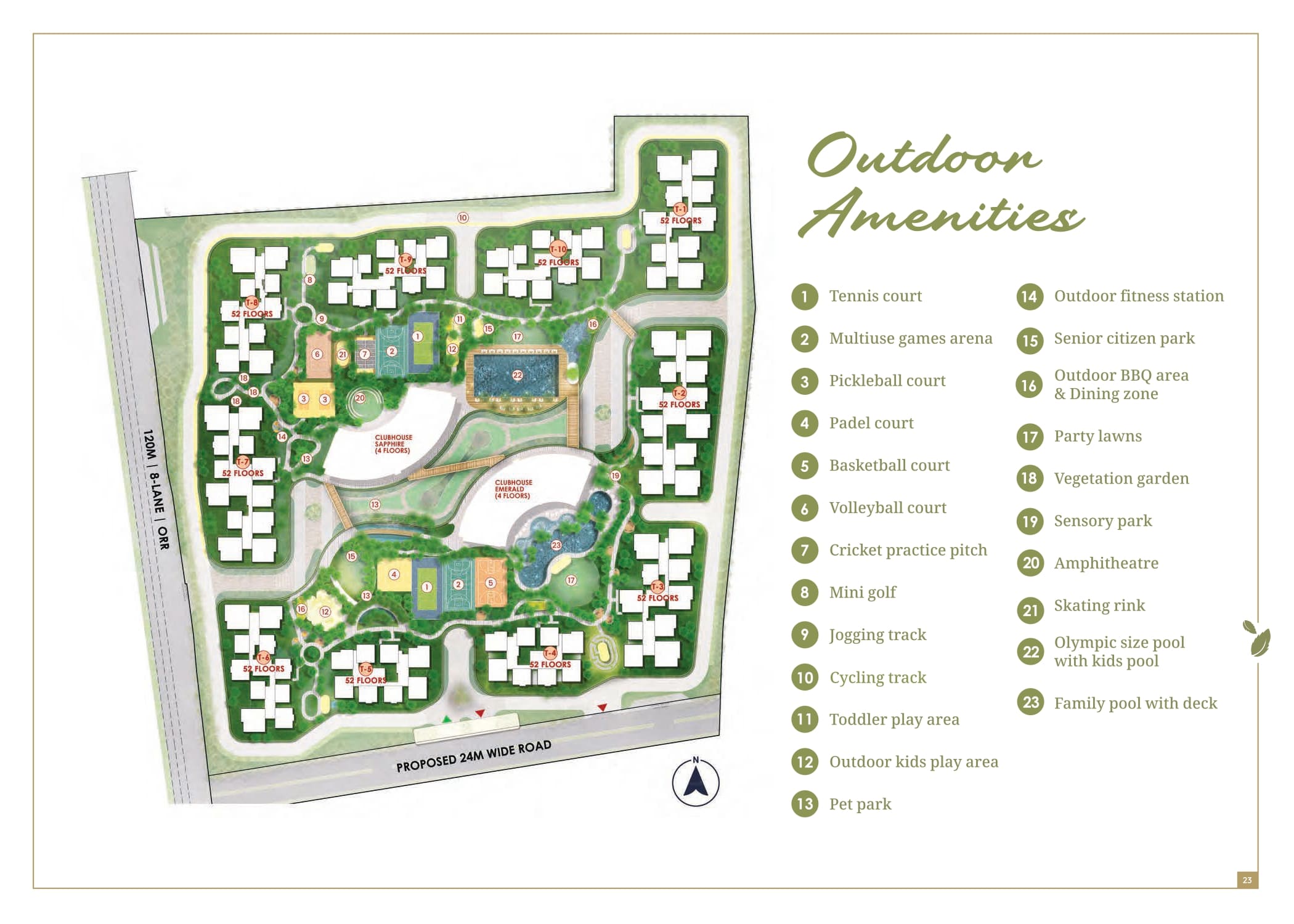 Prestige Golden Grove Master Plan